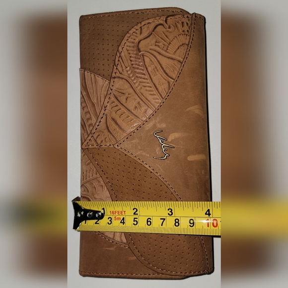 VELEZ checkbook wallet, new, without tags, made of leather, MADE in Colombia. - Picture 14 of 15
